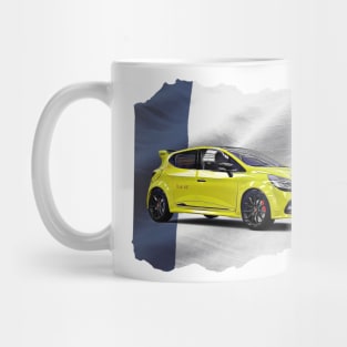 Renault Clio RS France Print Mug